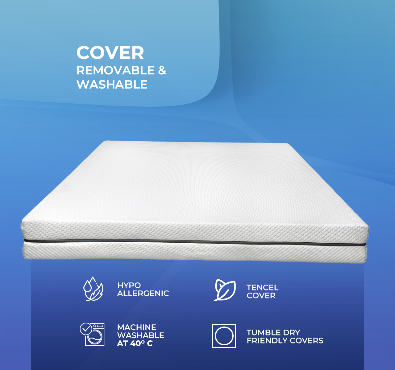 Dormio 1 inch Latex Mattress (6 inch)